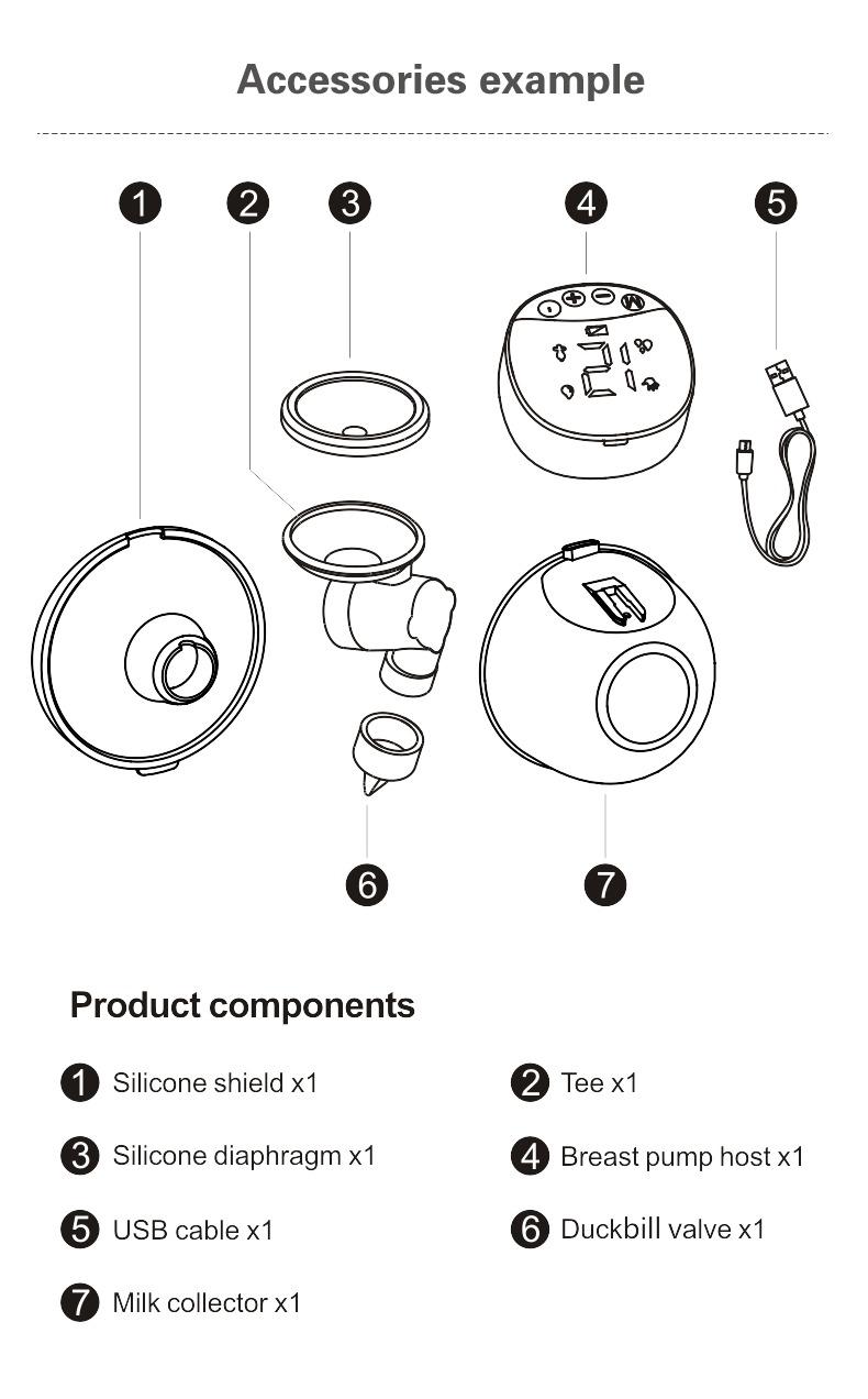 2 Pack Electric Breast Pump - Hands Free