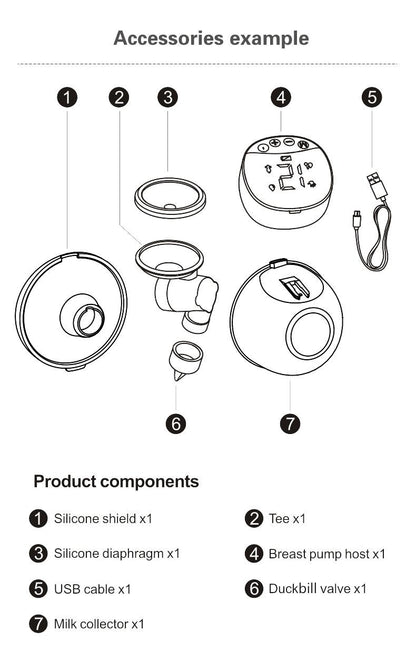 Electric Breast Pump - Hands Free DP1