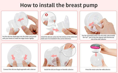 2 Pack Electric Breast Pump - Hands Free